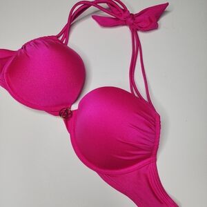 Victoria’s Secret Barbie pink bombshell Pushup bikini top 34C